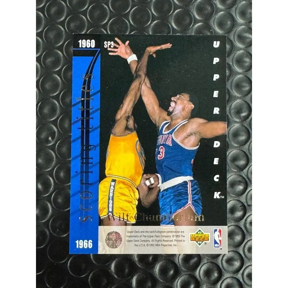 1993-94 Upper Deck Michael Jordan Seven Straight Wilt Chamberlain on Back!  SP3